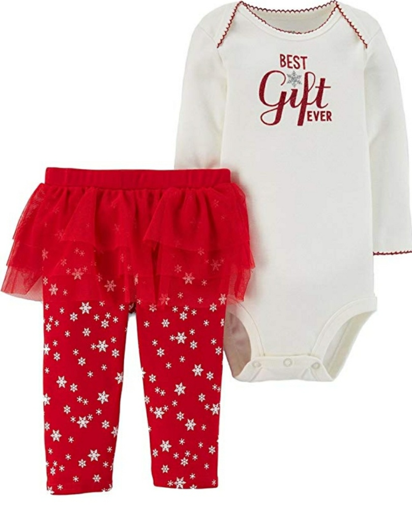 TARGET Baby Christmas tulle pants with bodysuit